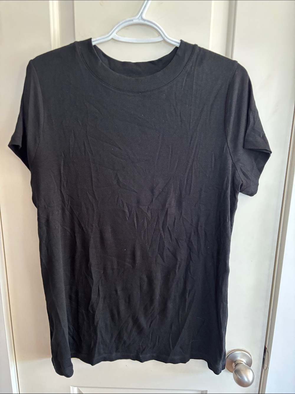 a new day Black Short Sleeve Crew Neck Tee